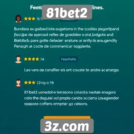 Feedback de jogadores sobre o atendimento do 81bet2
